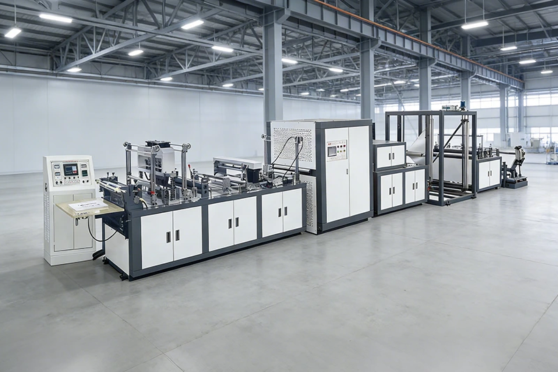 Hva kjennetegner ikke-vevde posemaskiner?