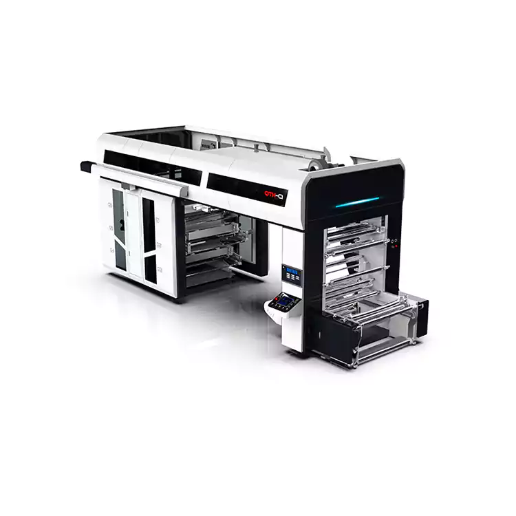 Central Drum Flexographic 6 Color Plastic Flexo Printing Machinery