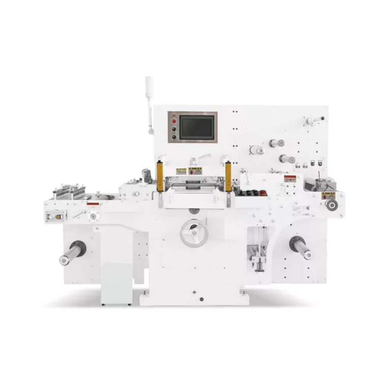 Helautomatisk etikettstansemaskin
