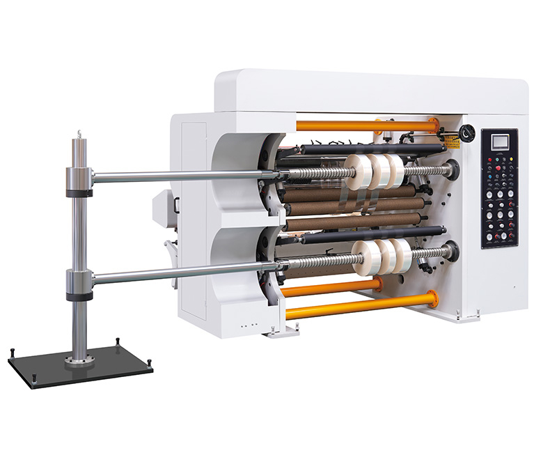 Helautomatisk skjære- og tilbakespolingsmaskin