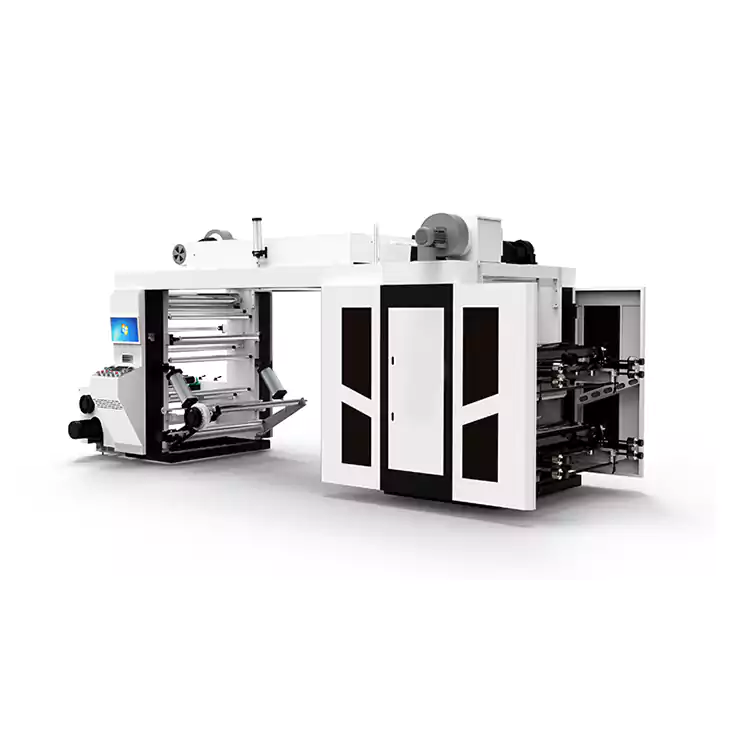 Høyhastighets Stack Type Flexo Printing Machine